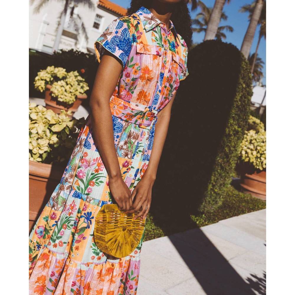 NEW ALDEN ADAIR rachel dress in floral sketch - Picture 5 of 6